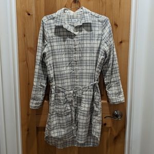 Carve Designs Flannel Shirt Dress